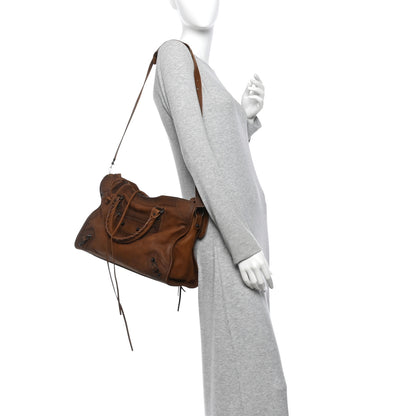Balenciaga Arena Goatskin Classic Hardware Medium Le City Caramel 2 of 12