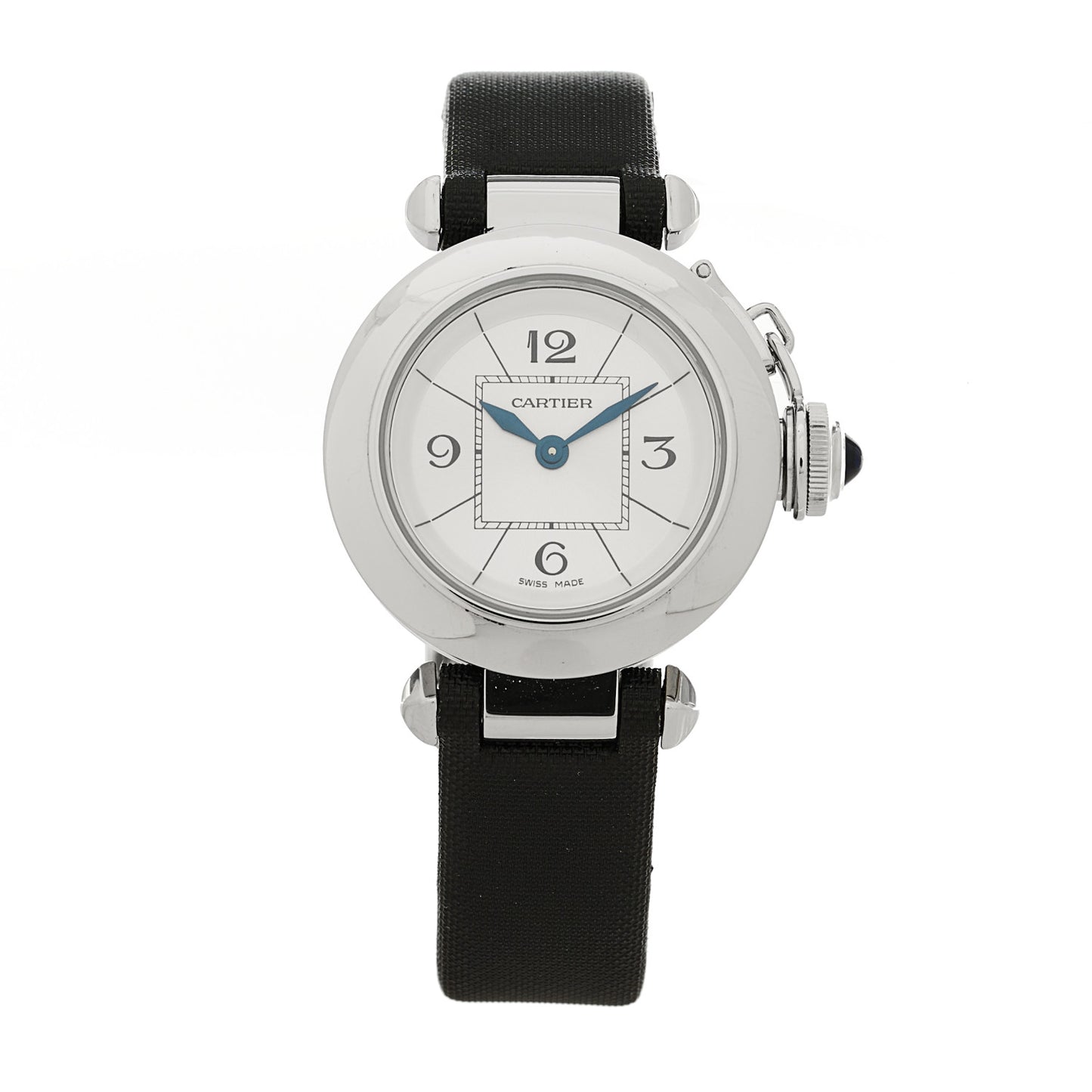 Stainless Steel Fabric 27mm Miss Pasha Quartz Watch