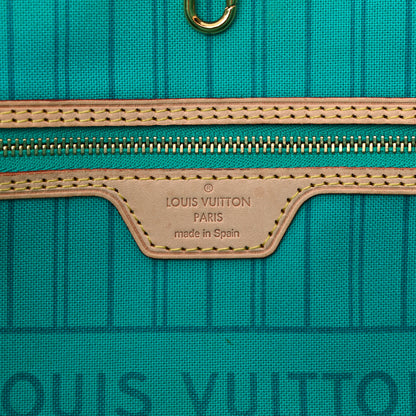 Louis Vuitton Monogram V Neverfull MM Turquoise 7 of 12