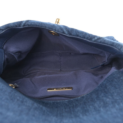 Chanel Denim Quilted Medium Chanel 19 Flap Blue 5 of 10