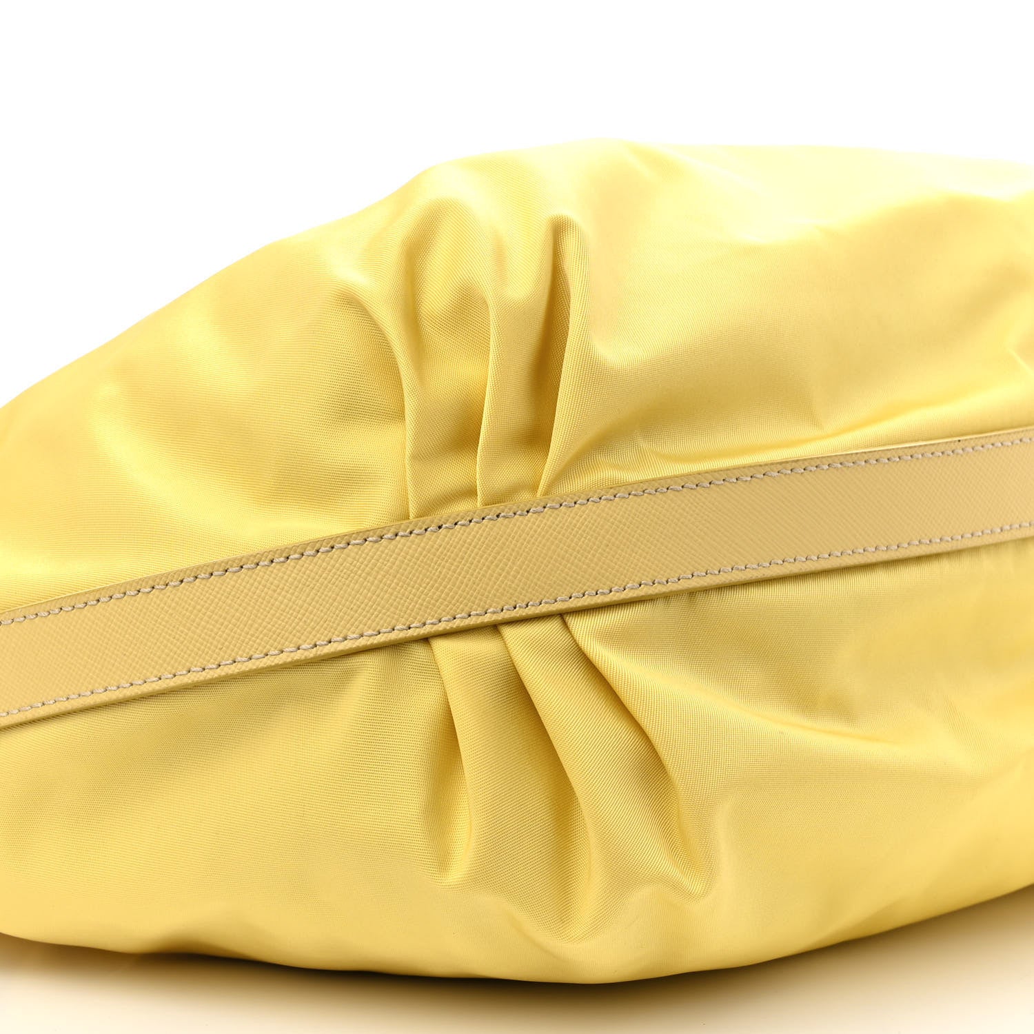 Prada Tessuto Nylon Saffiano Sacca Shoulder Bag Ananas 9 of 17