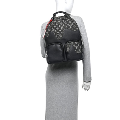 Louis Vuitton x NIGOLOUIS VUITTON x NIGO Taurillon Monogram Denim Drip Campus Backpack Black Black 2 of 9