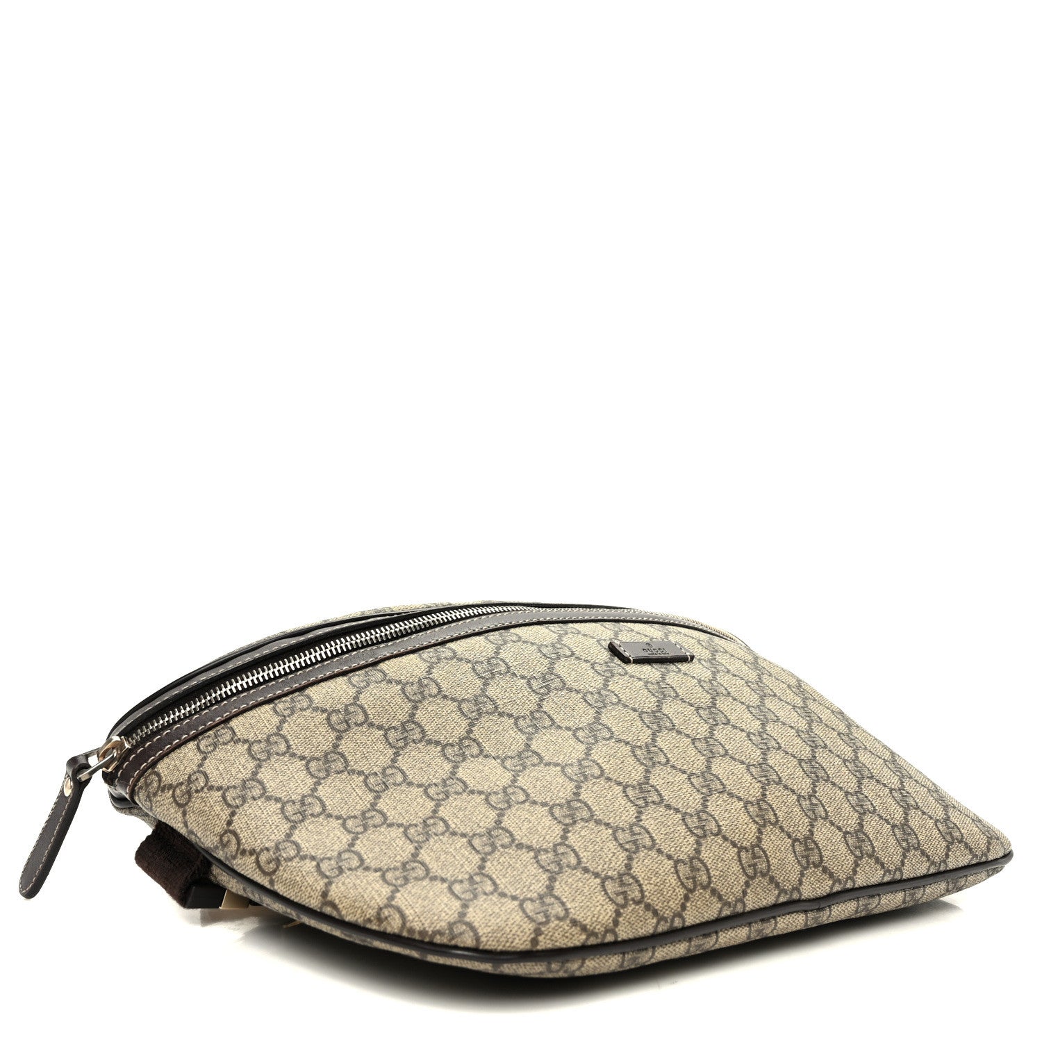 Gucci GG Supreme Monogram Belt Bag Dark Brown 4 of 9