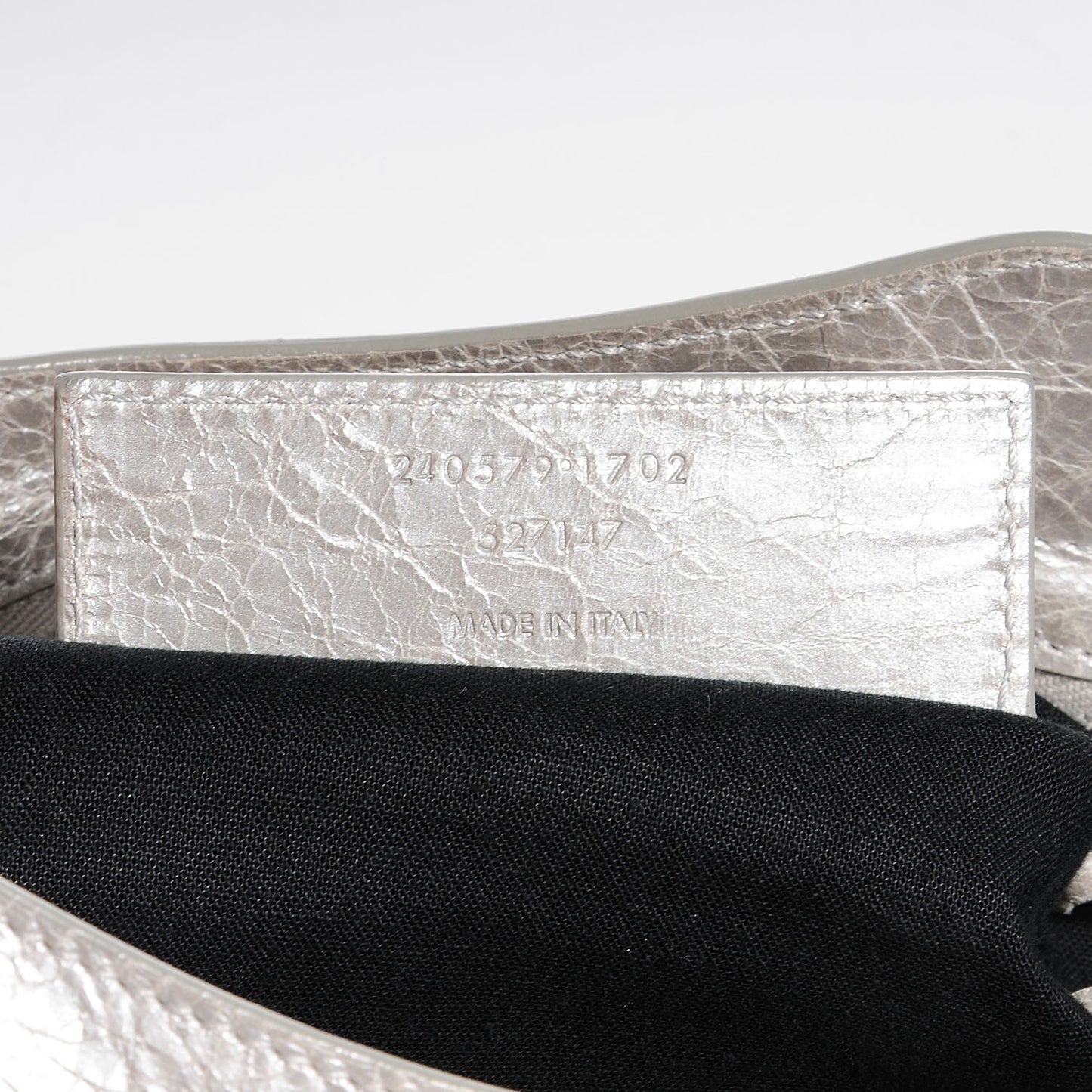 Metallic Agneau Classic Hardware Town Argent