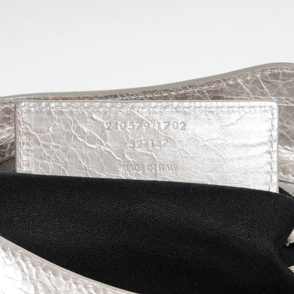 Balenciaga Metallic Agneau Classic Hardware Town Argent 11 of 13