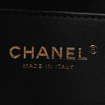 Chanel Washed Denim Quilted Mini Chanel 25 Handbag Black 6 of 11