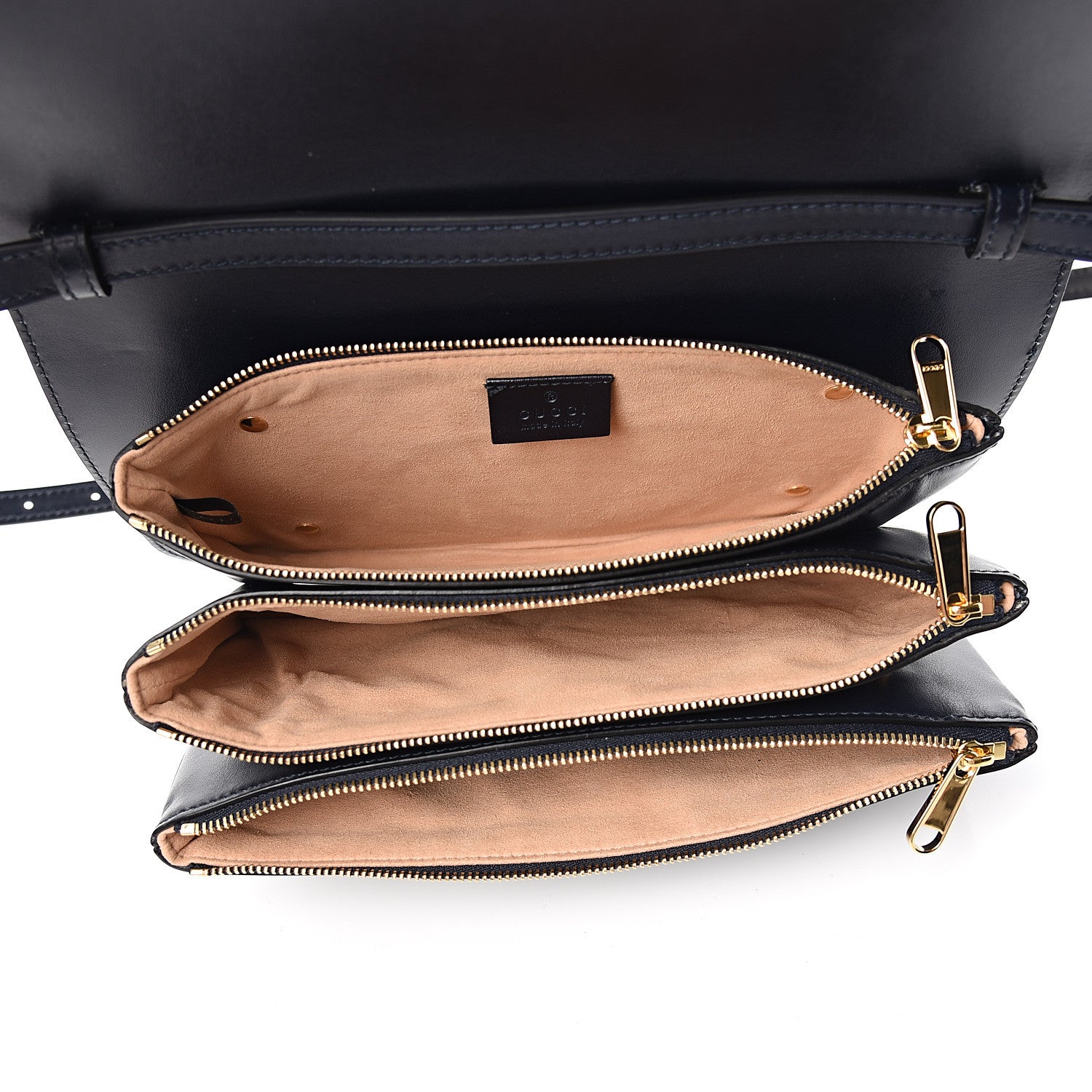 Gucci Crystal Monogram Plutone Calfskin Web Ophidia Flap Messenger Bag Straw Yellow Blue 4 of 11