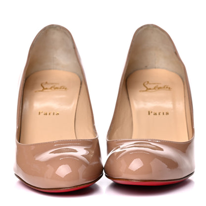 Christian Louboutin Patent Simple 70 Pumps 40 Nude 2 of 15
