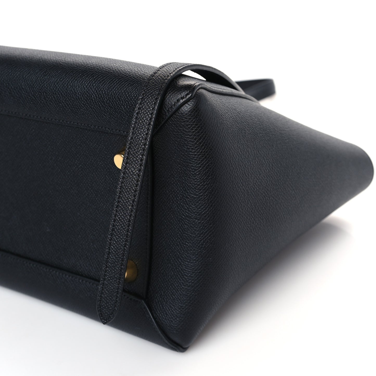 Grained Calfskin Mini Belt Bag Black