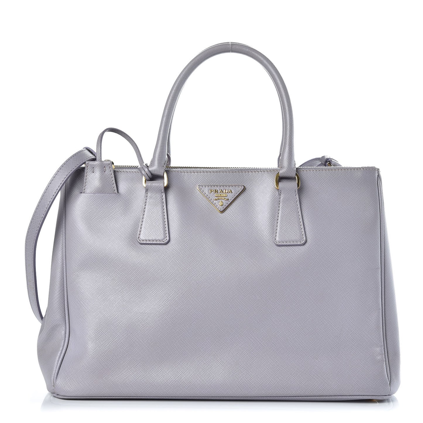 Saffiano Medium Galleria Double Zip Tote Glicine