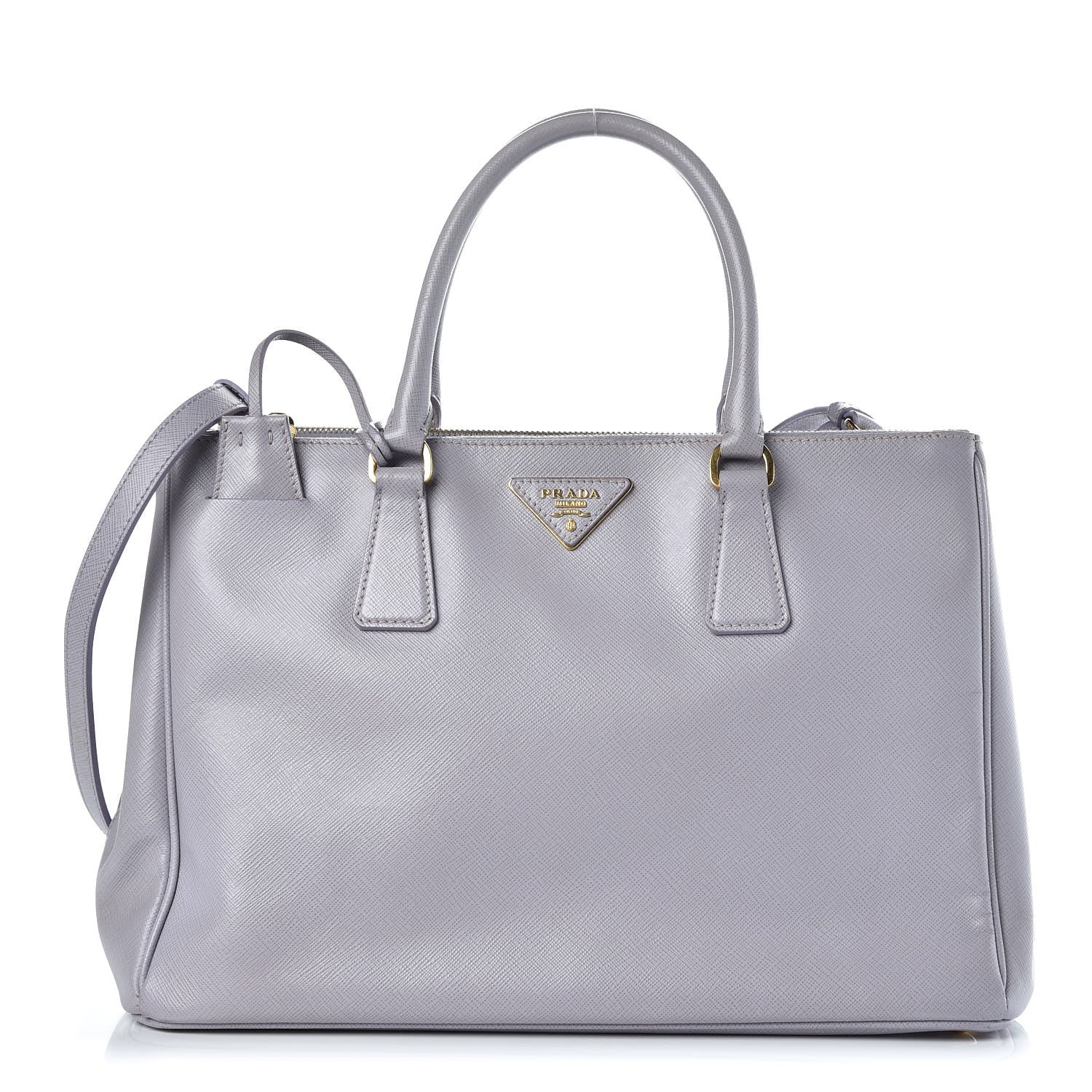 Prada Saffiano Medium Galleria Double Zip Tote Glicine 1 of 18