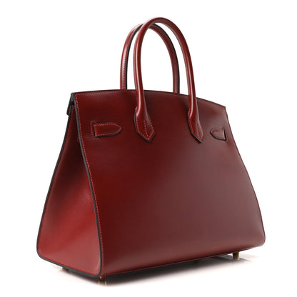 Hermes Box Birkin Sellier 30 Rouge H 4 of 21