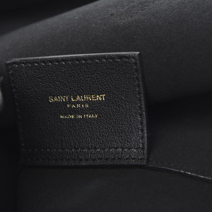 Saint Laurent Calfskin Large Shopping Tote Black 6 of 17