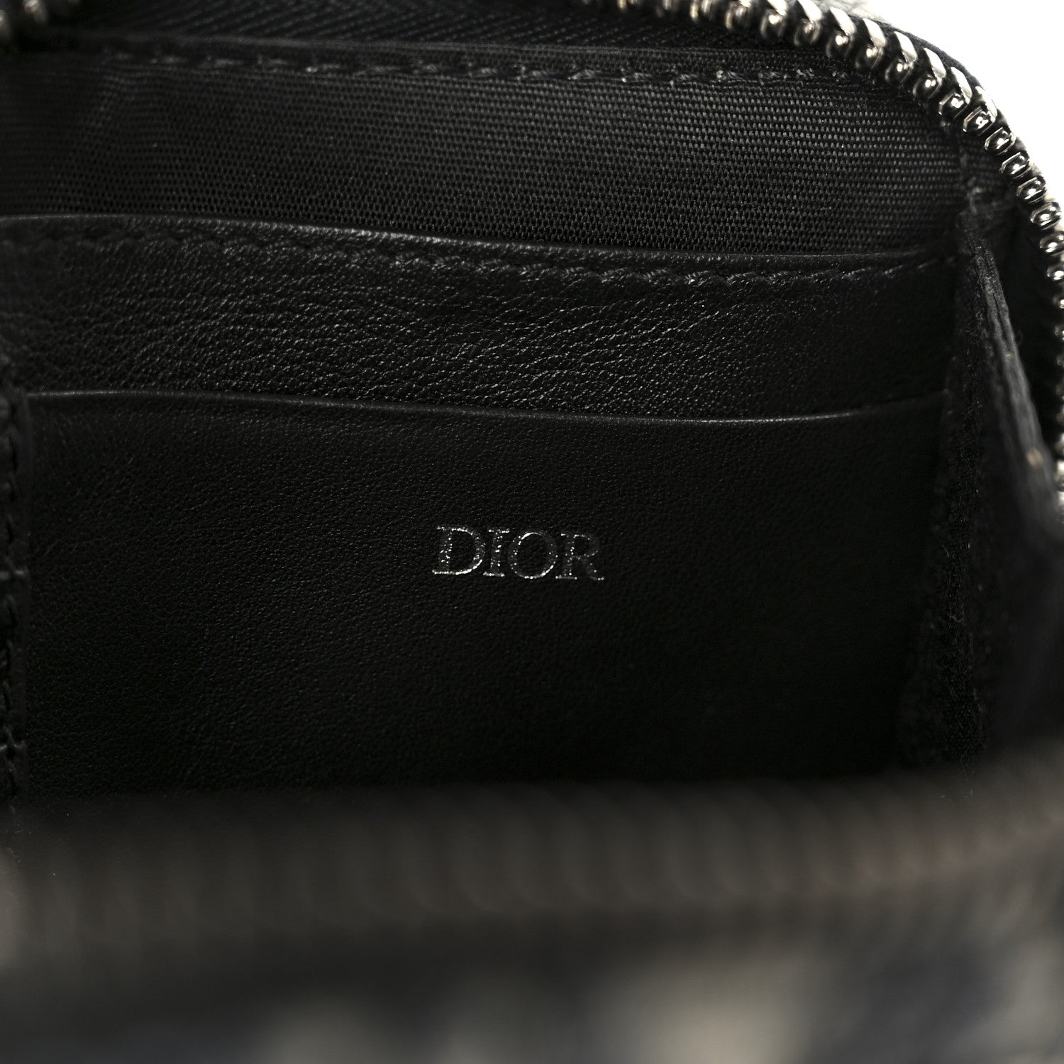 Christian Dior Oblique Pouch Navy Blue 7 of 11