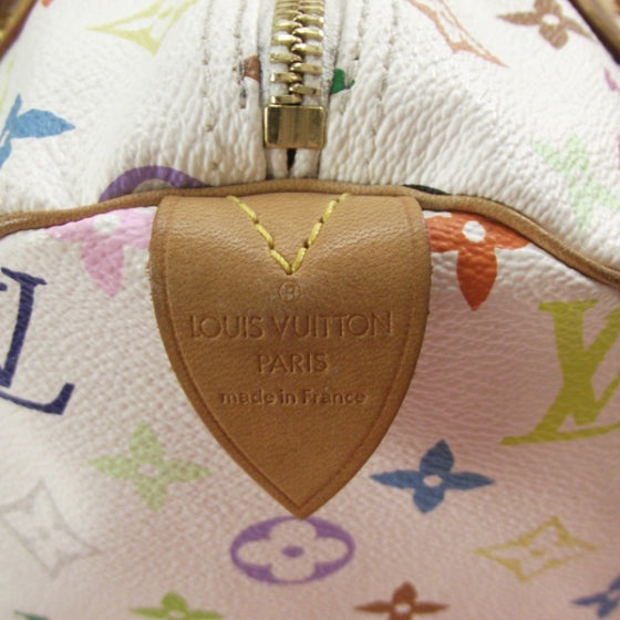 Louis Vuitton Monogram Multicolor Speedy 30 White 7 of 10