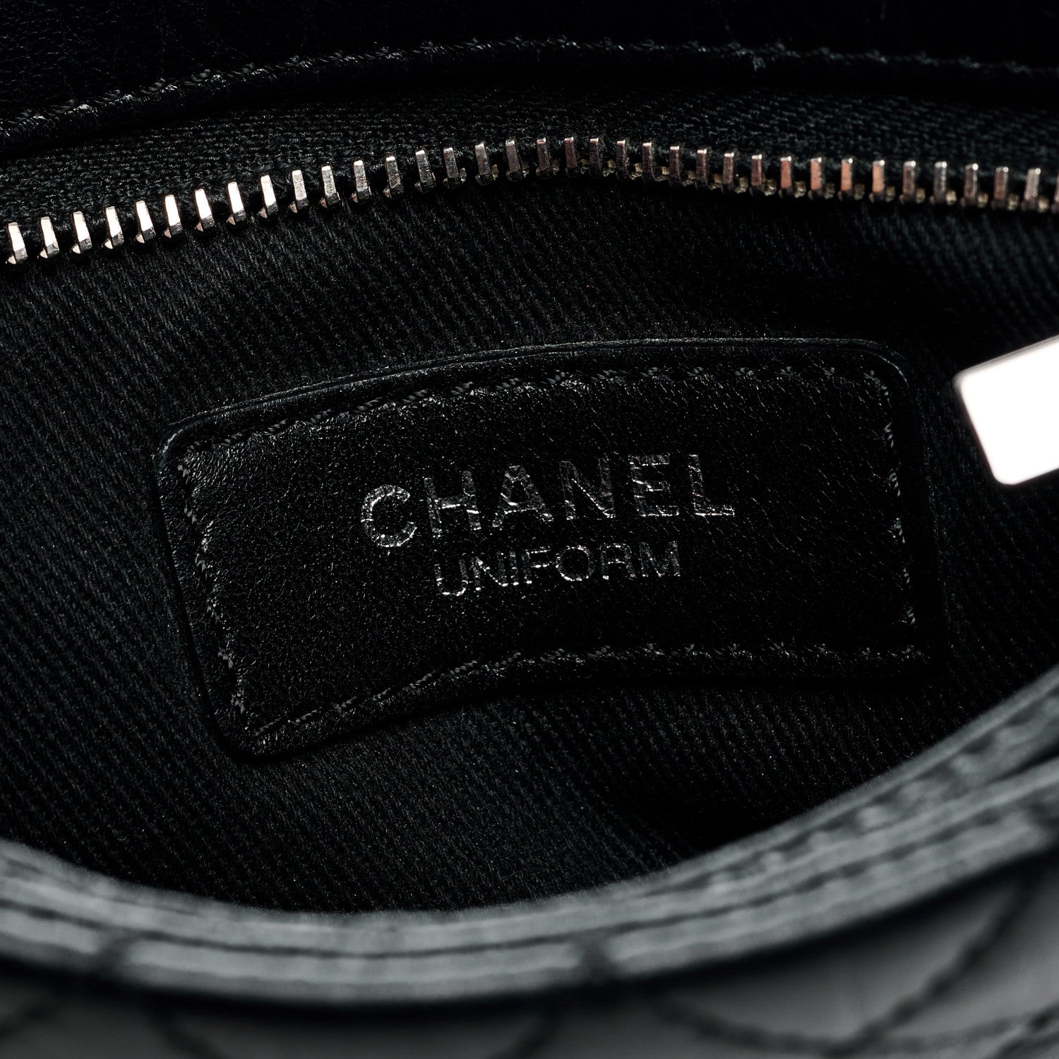 Chanel Aged Calfskin Quilted Crossbody Bag Black 8 of 9