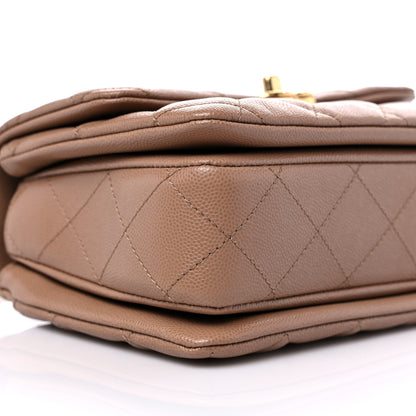Chanel Caviar Quilted Mini Coco First Flap Beige 8 of 11