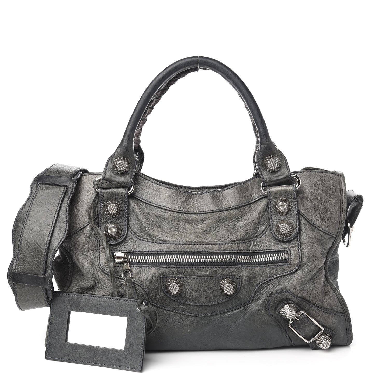 Balenciaga Agneau Giant 21 Silver Hardware City Grey 1 of 10