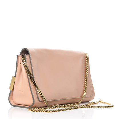 Chloe Nappa Medium Elle Chain Clutch Blush Nude 3 of 9
