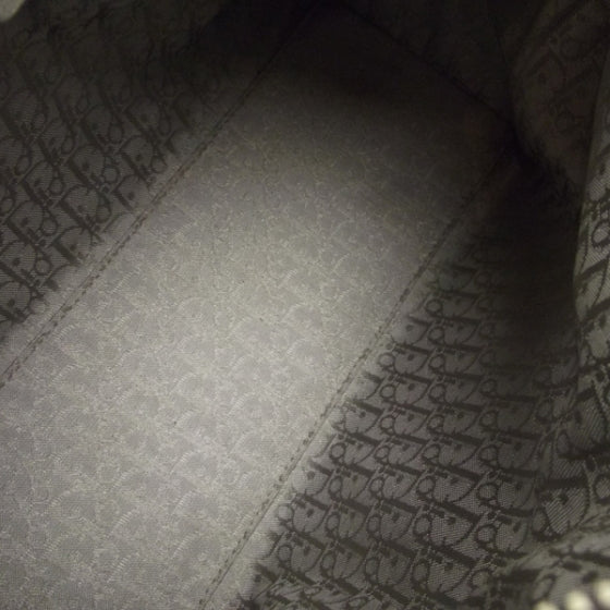 Leather Cannage Stitched Lady Dior White