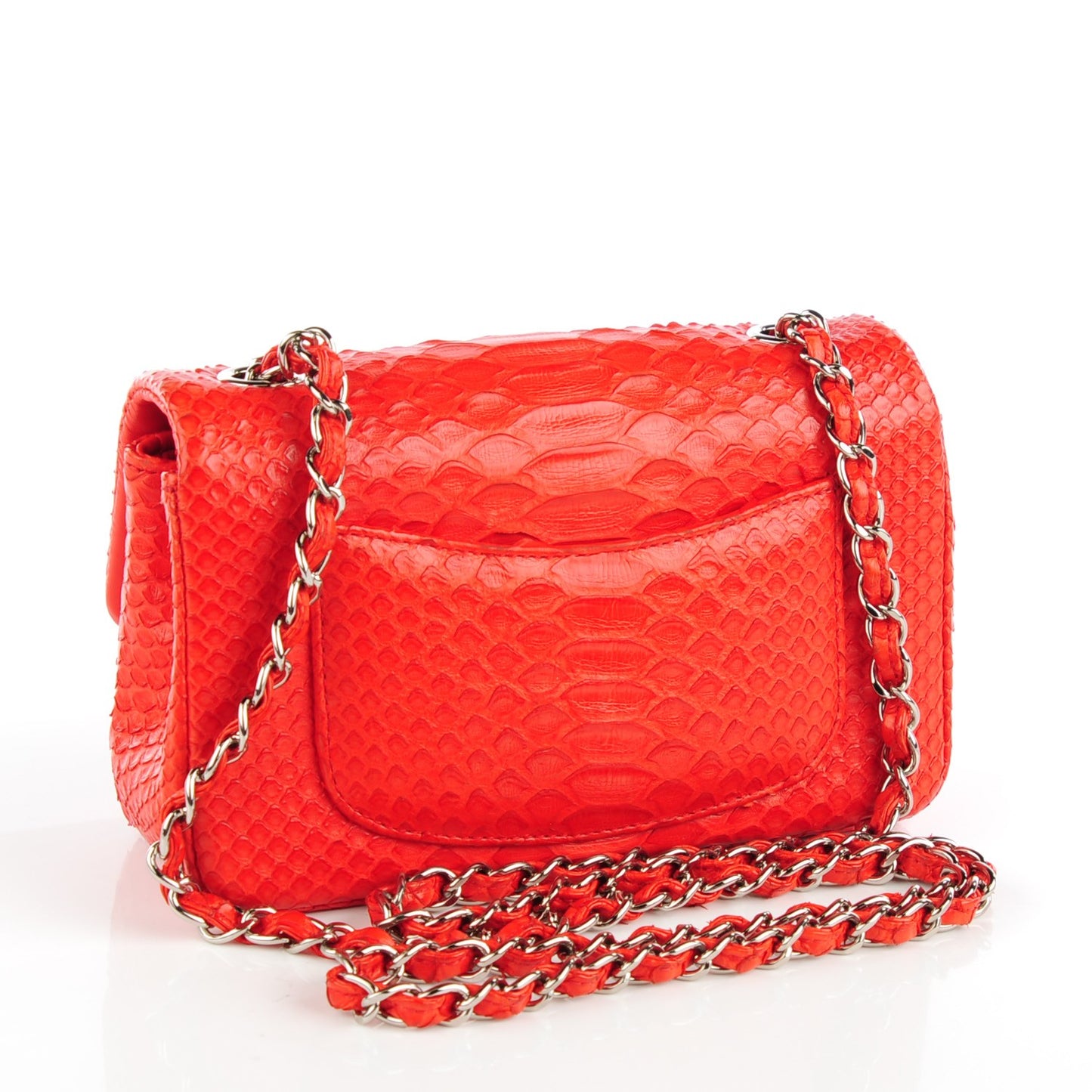 Python Mini Rectangular Flap Red