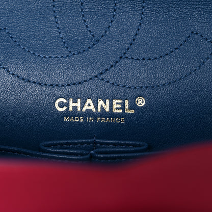 Chanel Sheepskin Chevron Quilted 2.55 Reissue 226 Flap Dark Pink 6 of 15