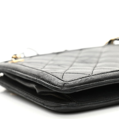 Chanel Lambskin Quilted Tassel Bag Black 9 of 13