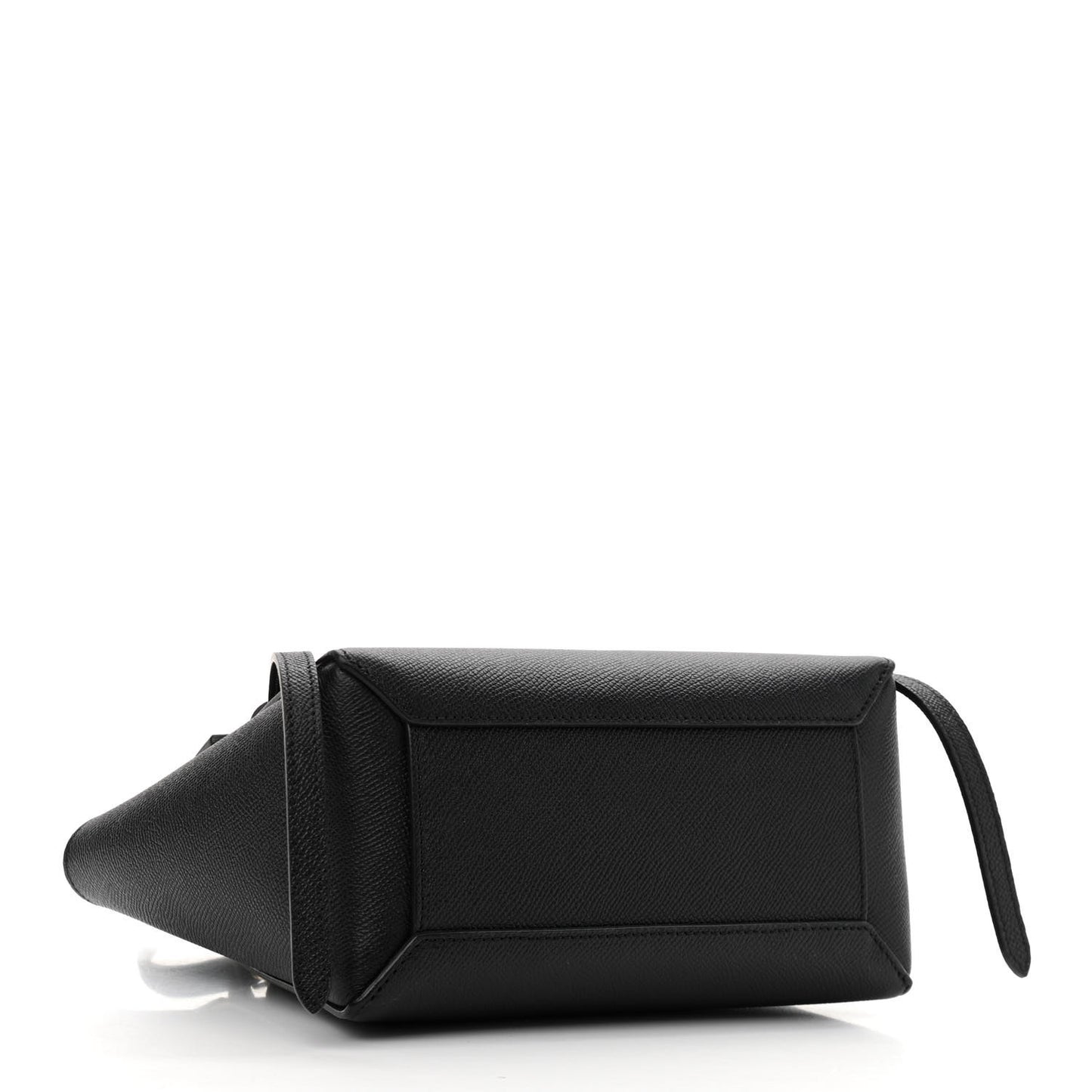 Grained Calfskin Nano Belt Bag Black