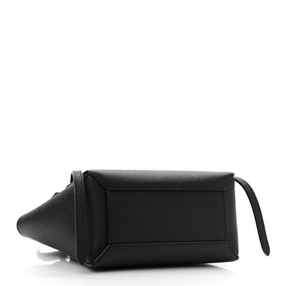 Celine Grained Calfskin Nano Belt Bag Black 4 of 9