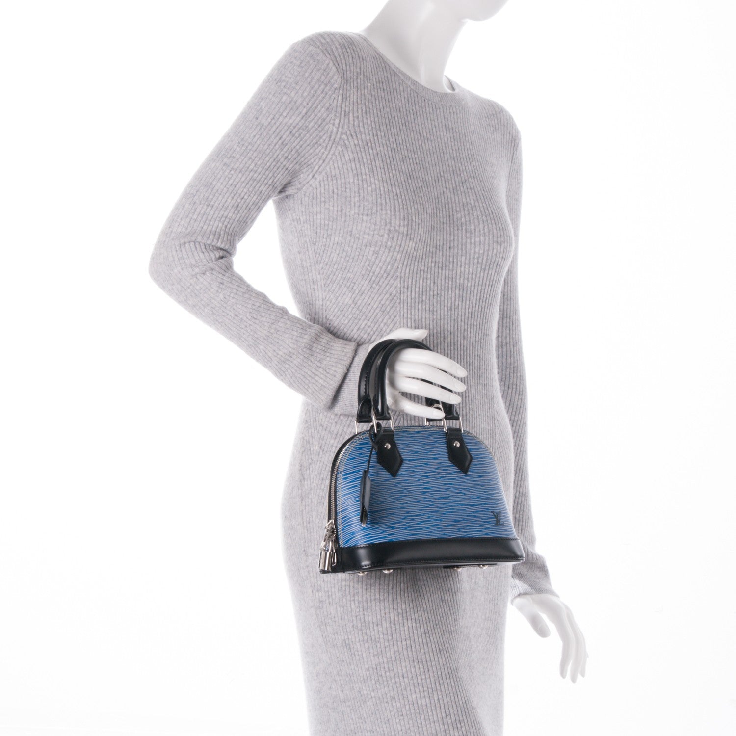 Louis Vuitton Epi Alma BB Denim Light 2 of 8