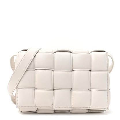 Bottega Veneta Nappa Maxi Intreccio Padded Cassette Crossbody Bag Chalk 1 of 9