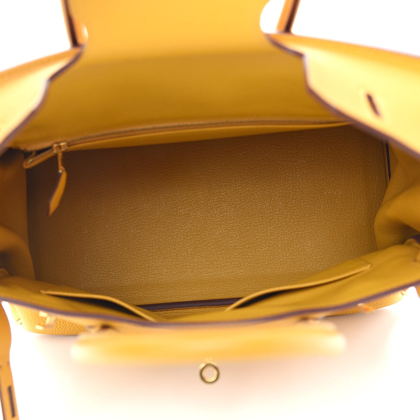 Togo Birkin 30 Jaune Ambre