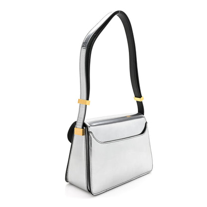 Lanvin Metallic Calfskin Concerto Bag SIlver 3 of 12