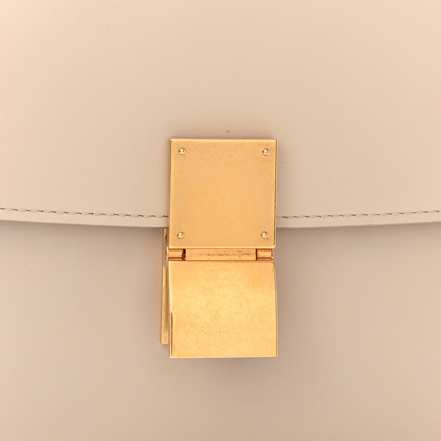 Celine Box Calfskin Medium Classic Box Bag Linen 9 of 12