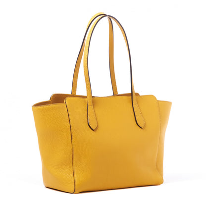 Gucci Dollar Calfskin Small Swing Tote Yellow 2 of 7