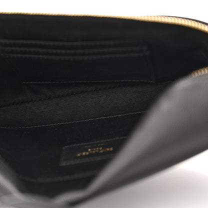 Saint Laurent Grain De Poudre Monogram Belt Bag Black 5 of 13