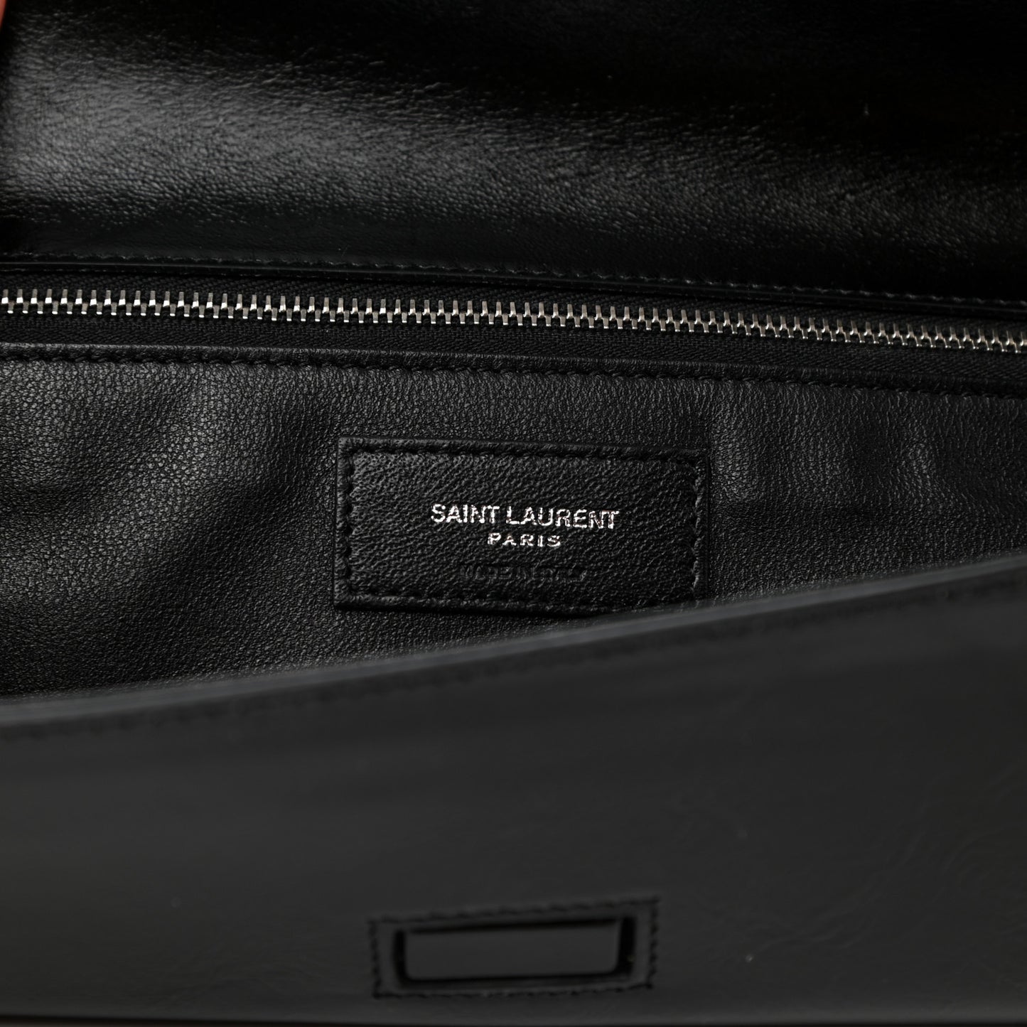 Calfskin Fetiche Long Clutch Black
