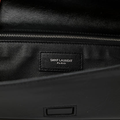 Saint Laurent Calfskin Fetiche Long Clutch Black 6 of 7