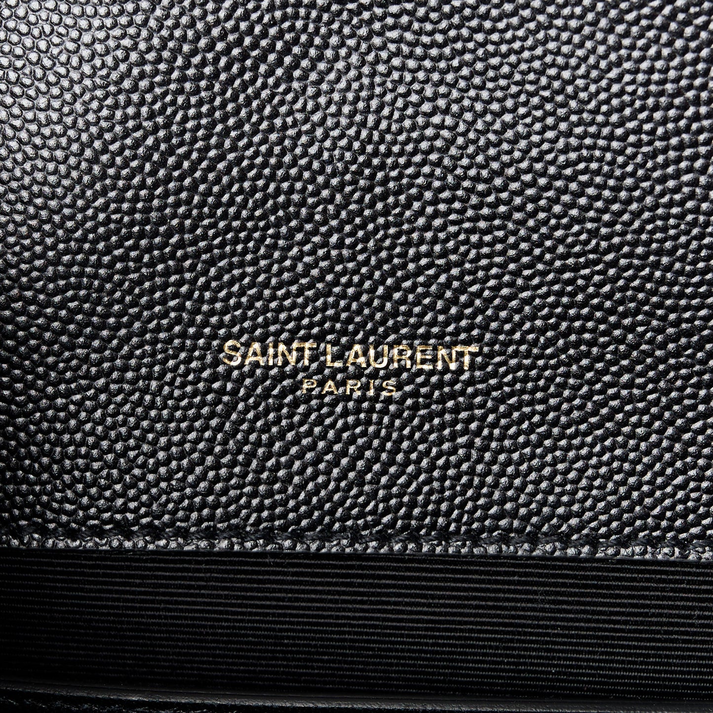Grain De Poudre Matelasse Chevron Medium Monogram Satchel Black