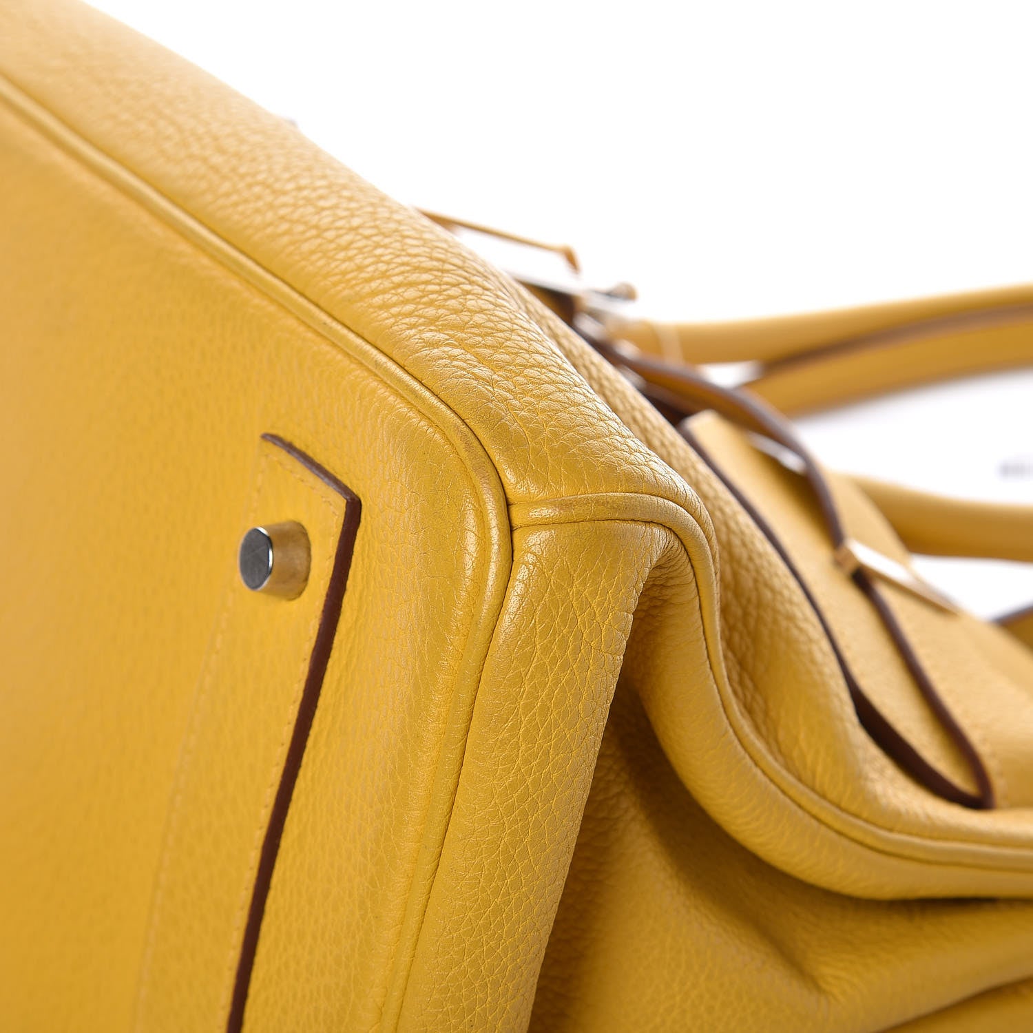 Hermes Taurillon Clemence JPG Shoulder Birkin II Soleil 37 of 39