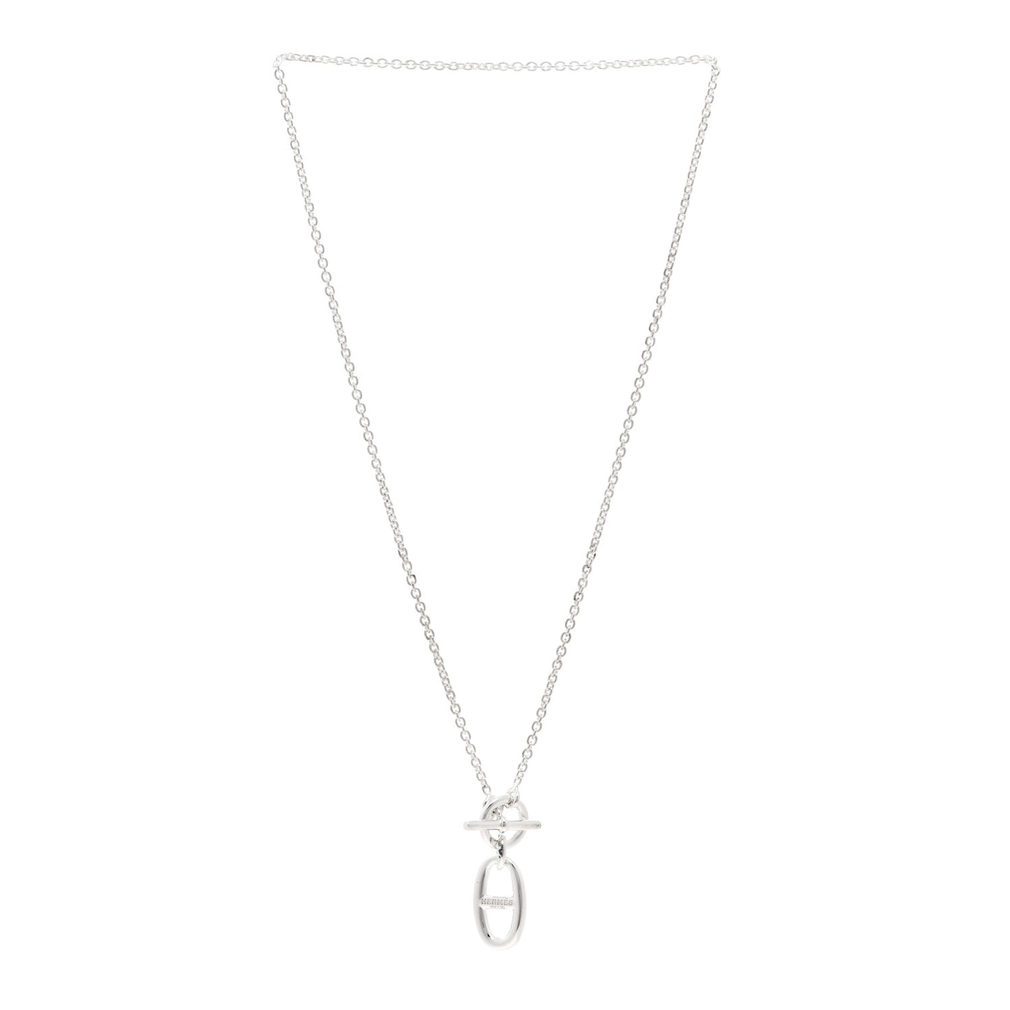 Sterling Silver Amulette Chaine d'Ancre Necklace