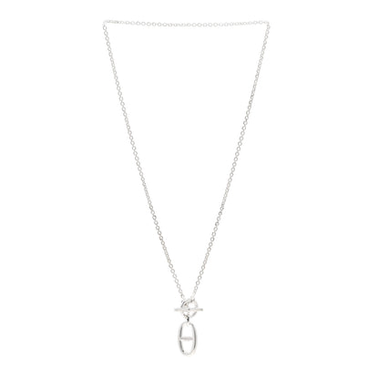 Hermes Sterling Silver Amulette Chaine d'Ancre Necklace 3 of 5
