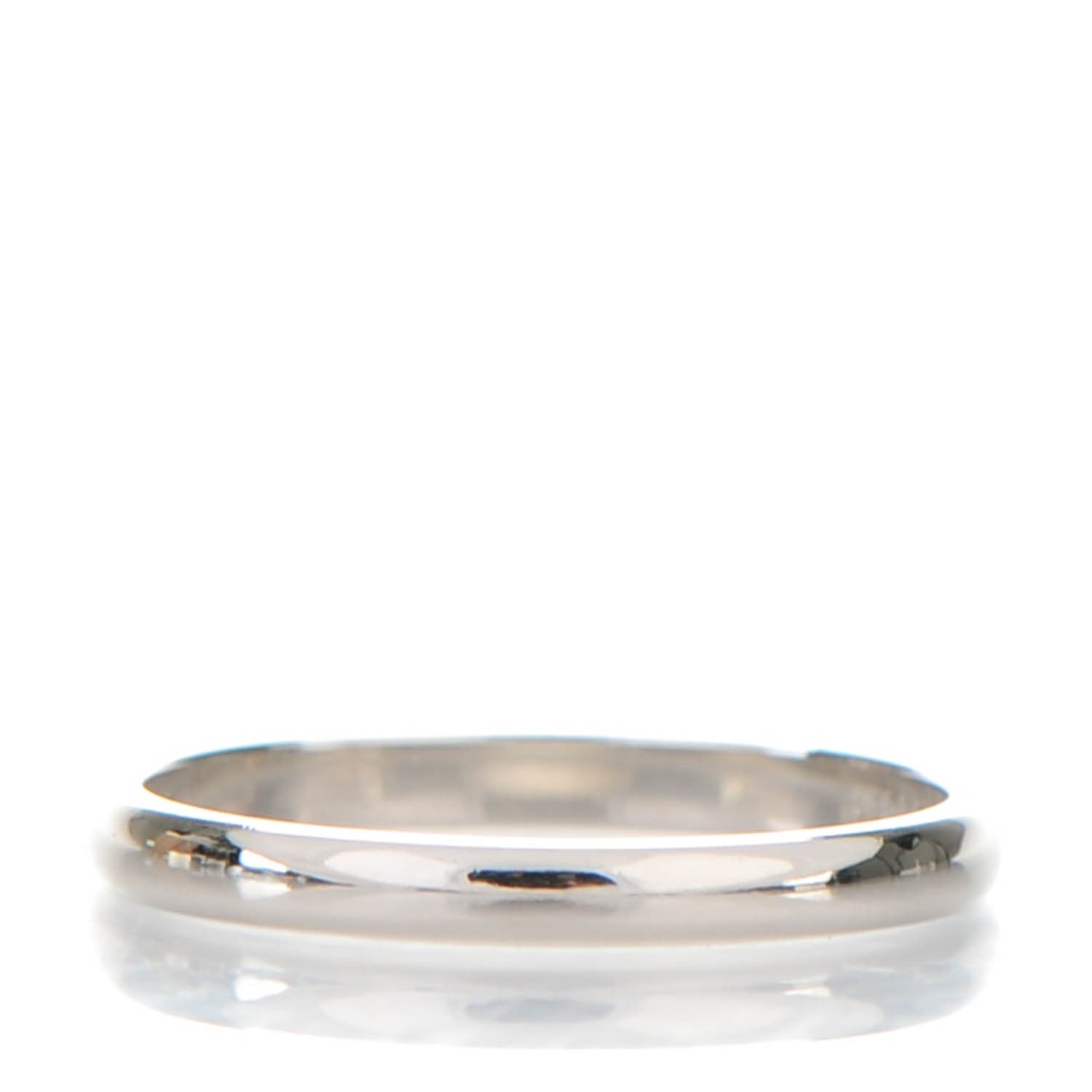 Tiffany Platinum Lucida Band Ring 5.25 1 of 5