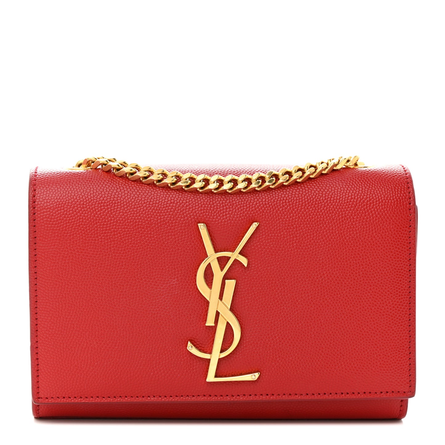 Grain De Poudre Small Monogram Kate Satchel Red