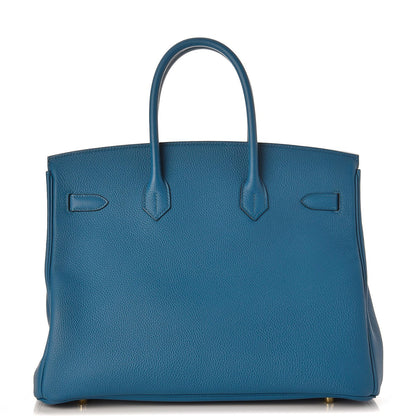Hermes Togo Birkin 35 Bleu de Galice 4 of 31
