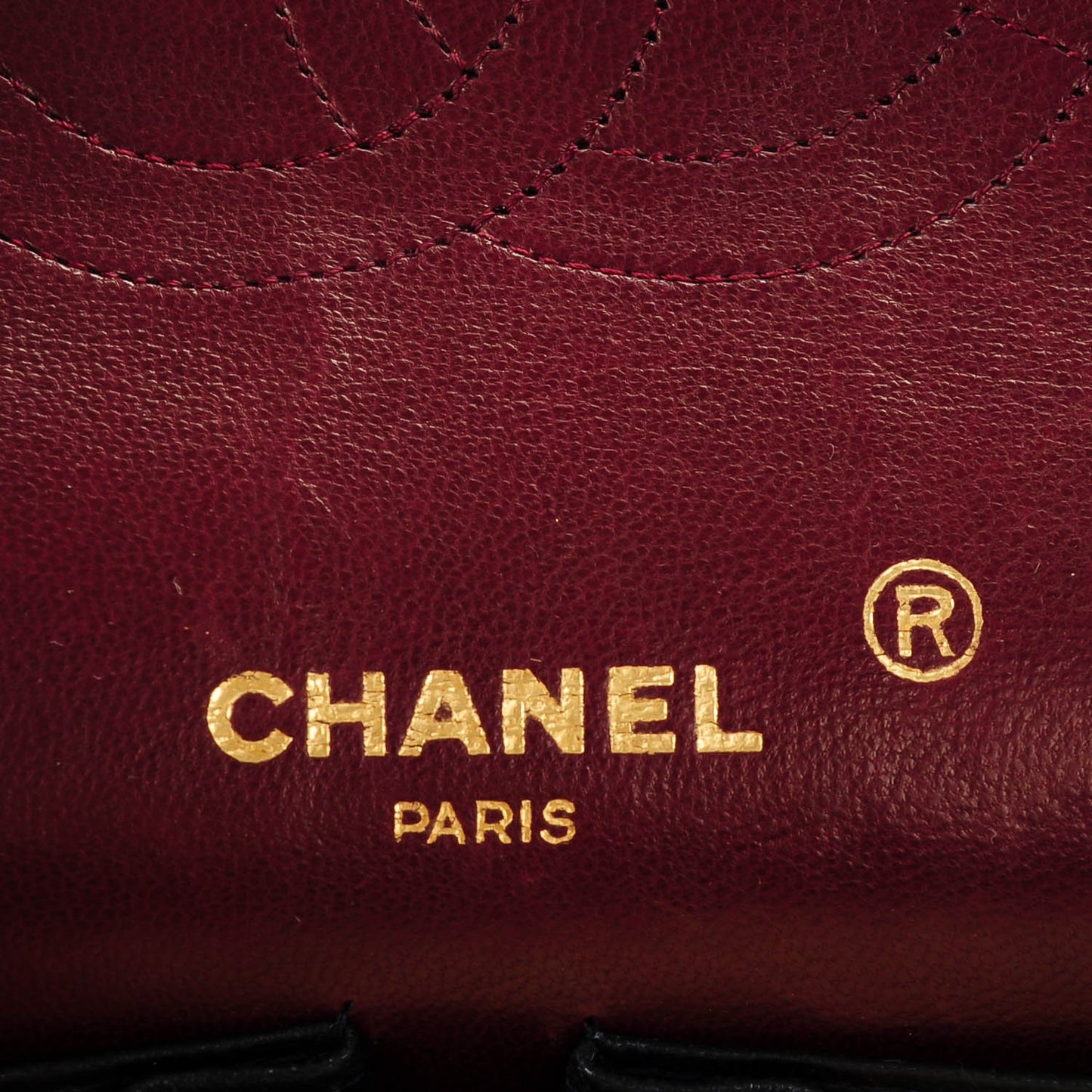 Lambskin Quilted Medium Double Flap Bijoux Chain Bordeaux