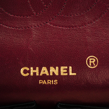 Chanel Lambskin Quilted Medium Double Flap Bijoux Chain Bordeaux 9 of 10