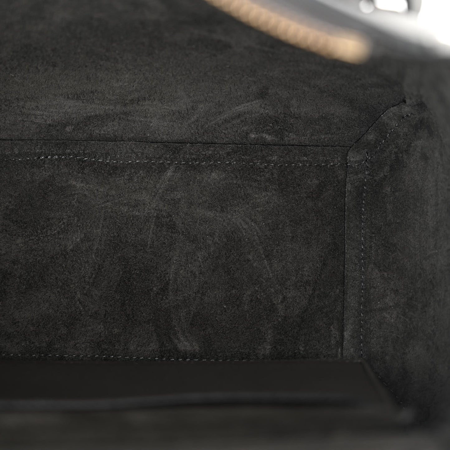 Grained Calfskin Micro Belt Bag Grey