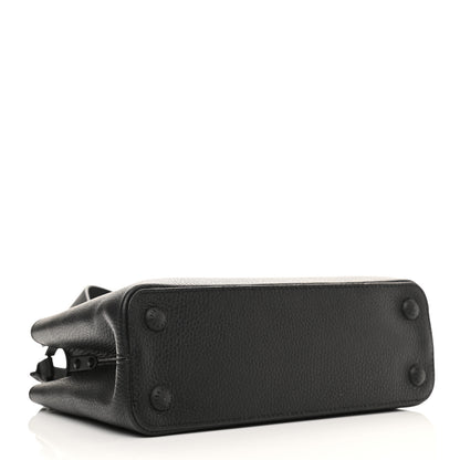 Louis Vuitton Taurillon Capucines BB Matte Black 4 of 10