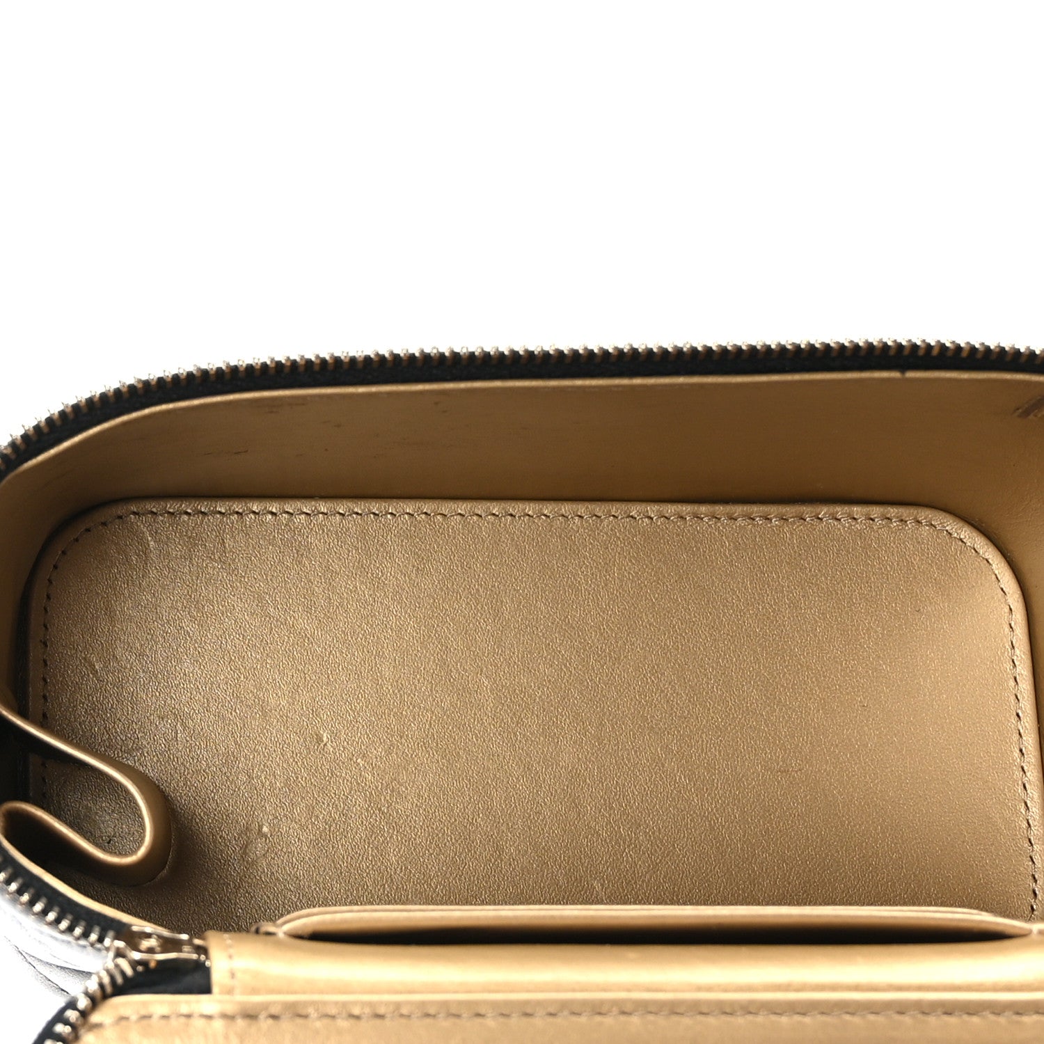 Chanel Lambskin Quilted Pearl Crush Small Vanity Case With Chain Black 6 of 10